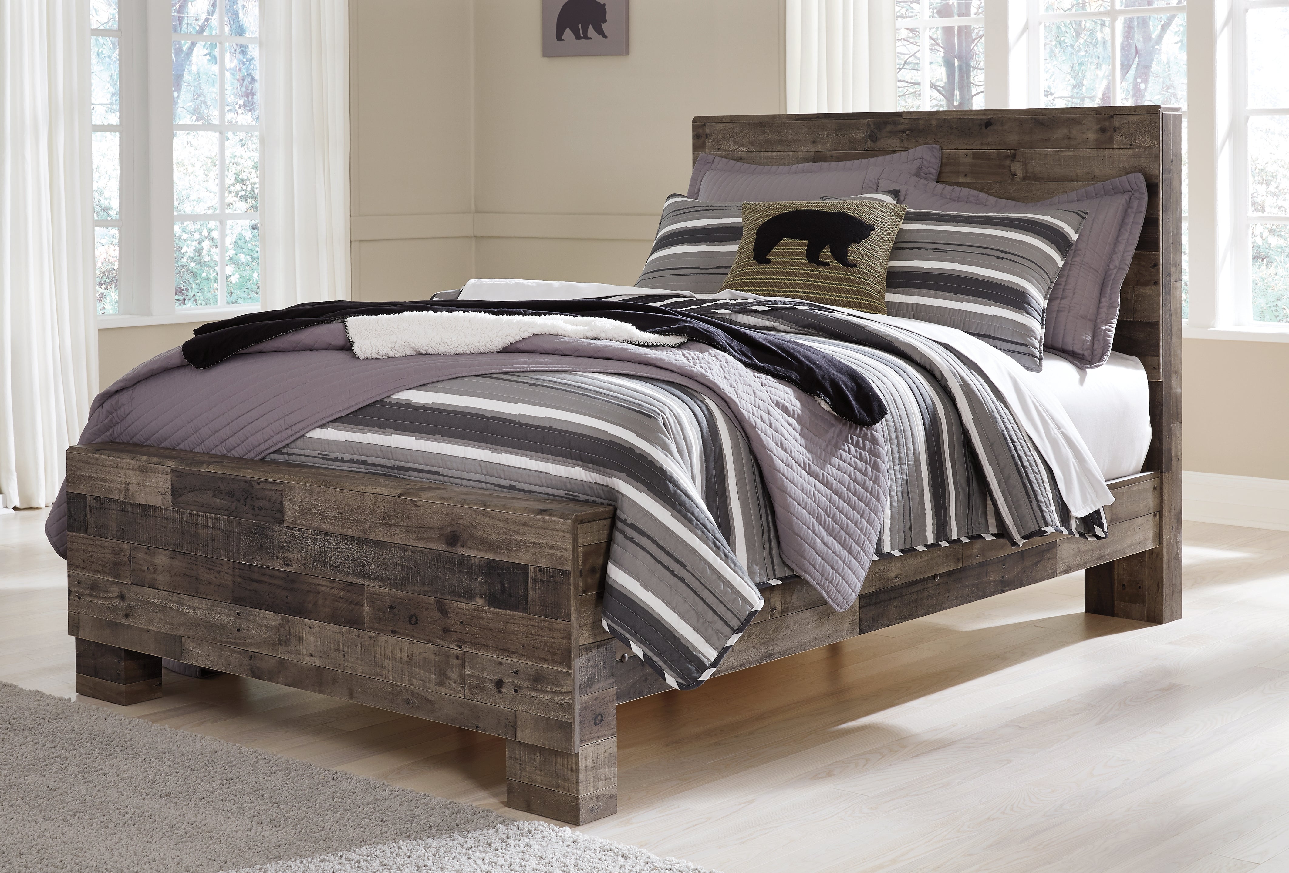 Furniture City Laplace - Ashley Furniture - Derekson Bedroom - Full Panel Bed - B200B4