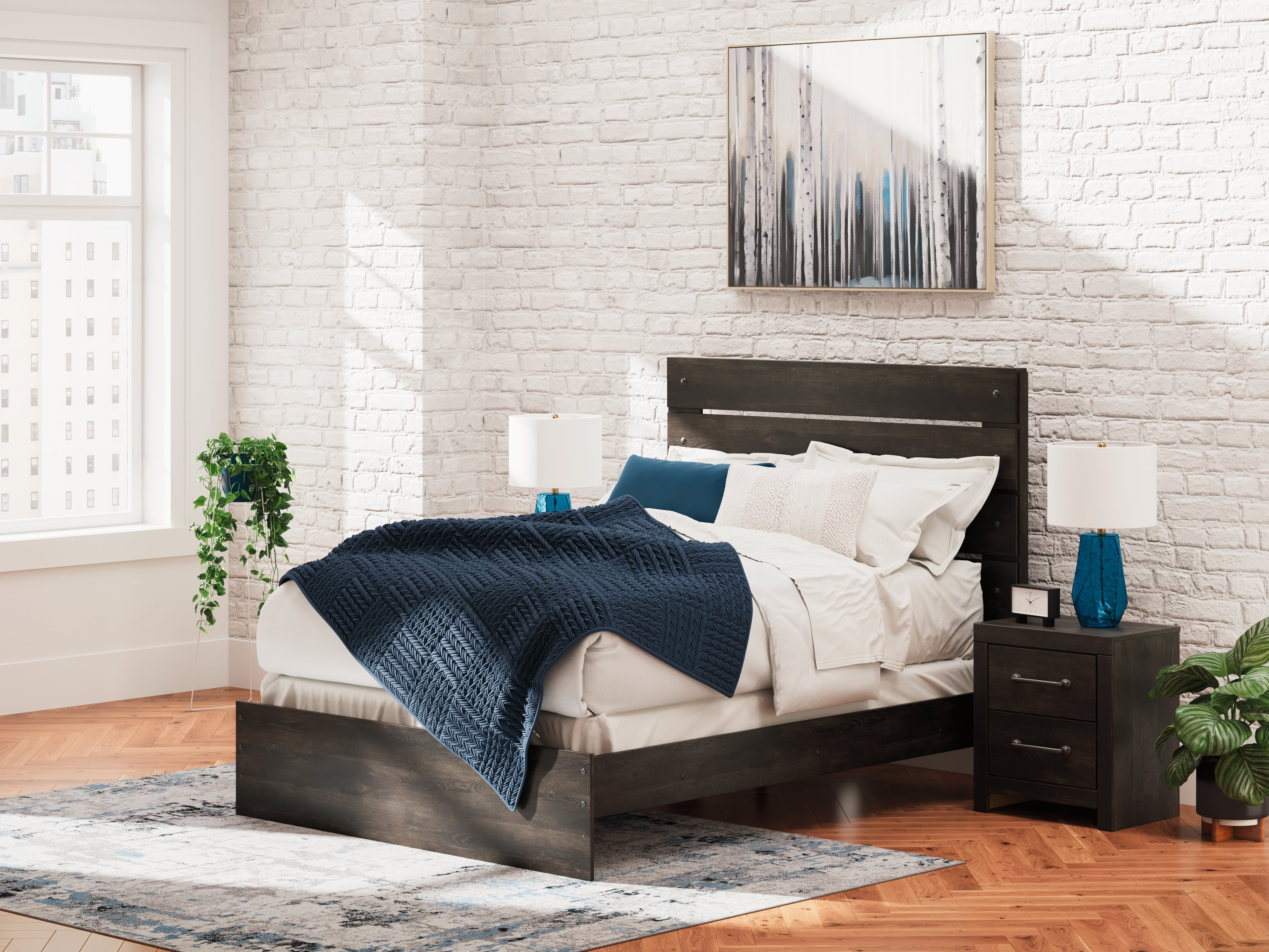 Furniture City Laplace - Ashley Furniture - Hollivern Bedroom - Queen Panel Bed - PCB2108B2