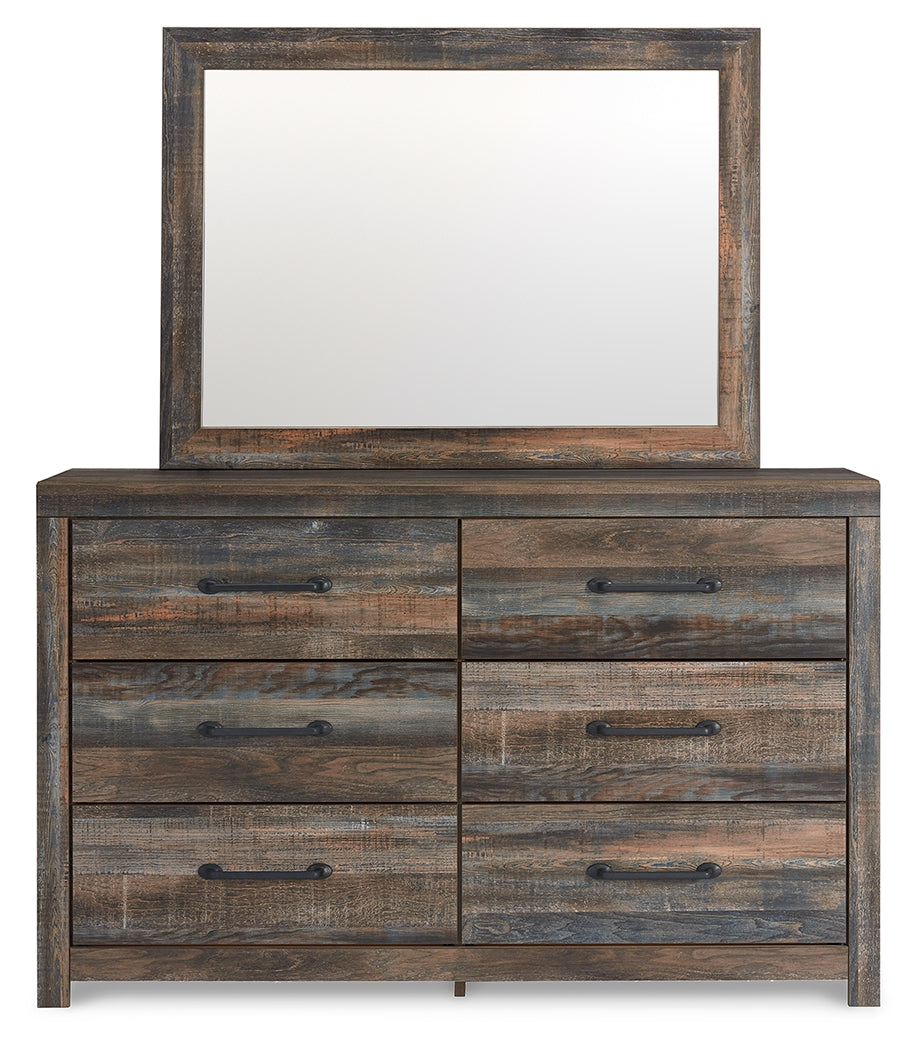 Furniture City Laplace - Ashley Furniture - Drystan Bedroom - Dresser and Mirror / Multi - B211B1