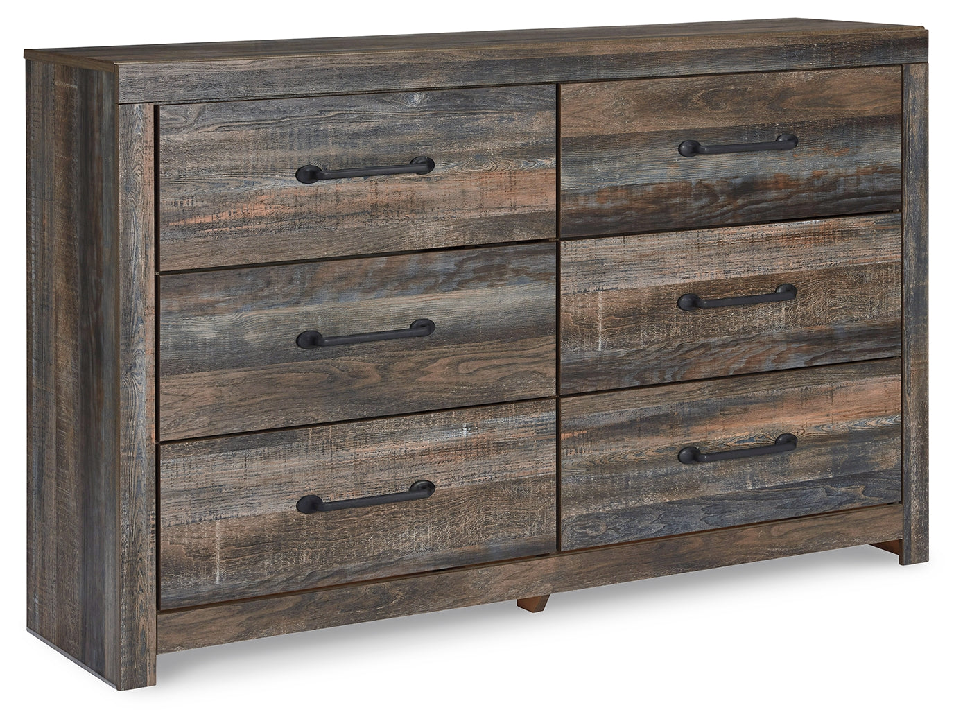 Furniture City Laplace - Ashley Furniture - Drystan Bedroom - Six Drawer Dresser / Multi - B211-31