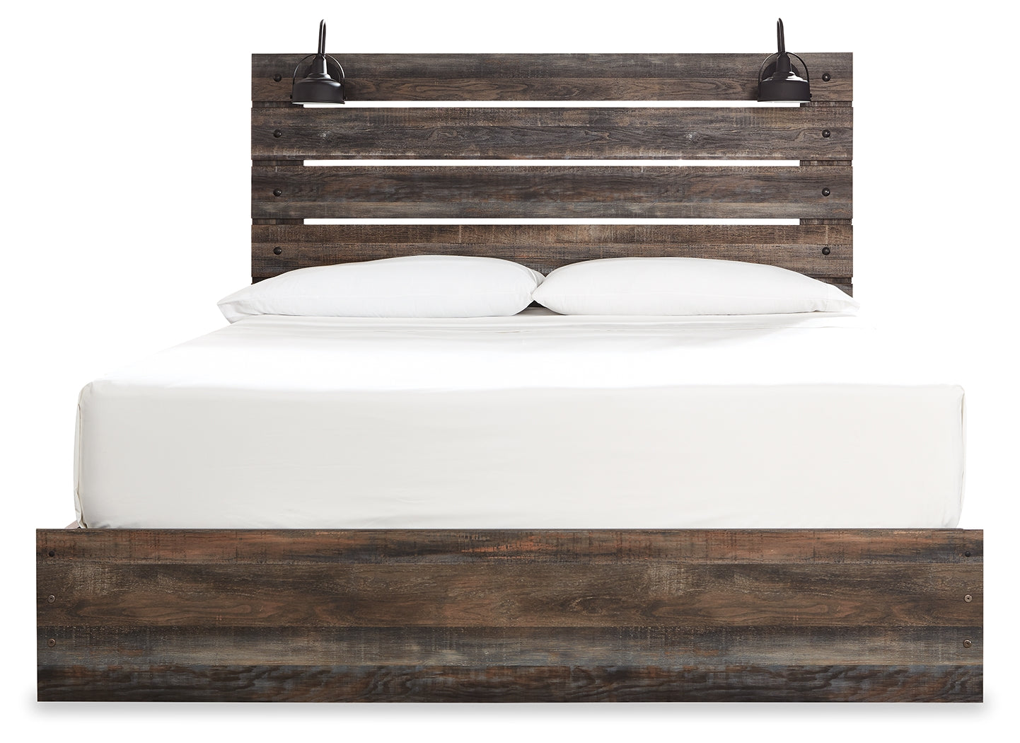 Furniture City Laplace - Ashley Furniture - Drystan Bedroom - King Panel Bed with 4 Storage Drawers / Multi - B211B54