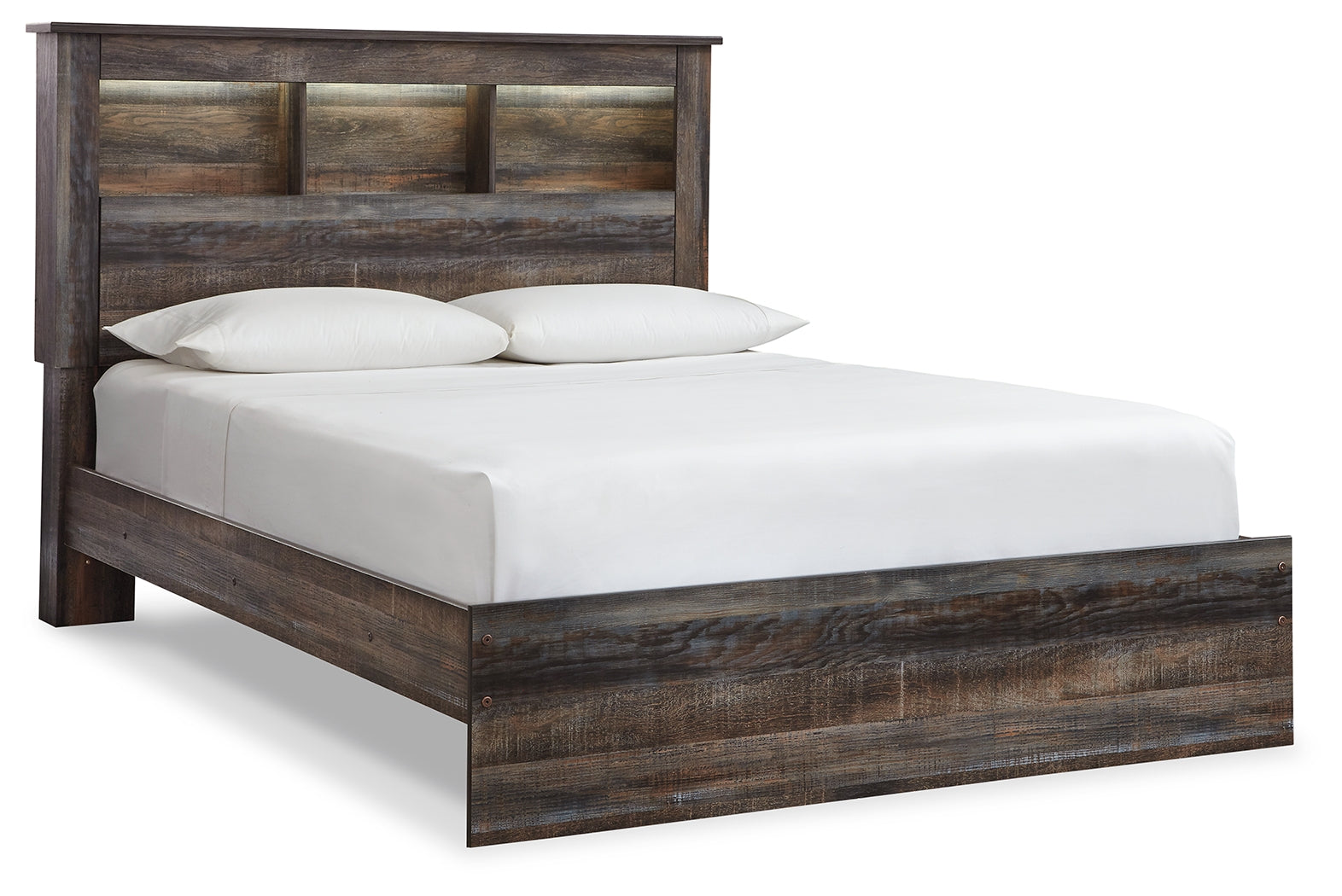 Furniture City Laplace - Ashley Furniture - Drystan Bedroom - Queen Bookcase Bed / Multi - B211B16