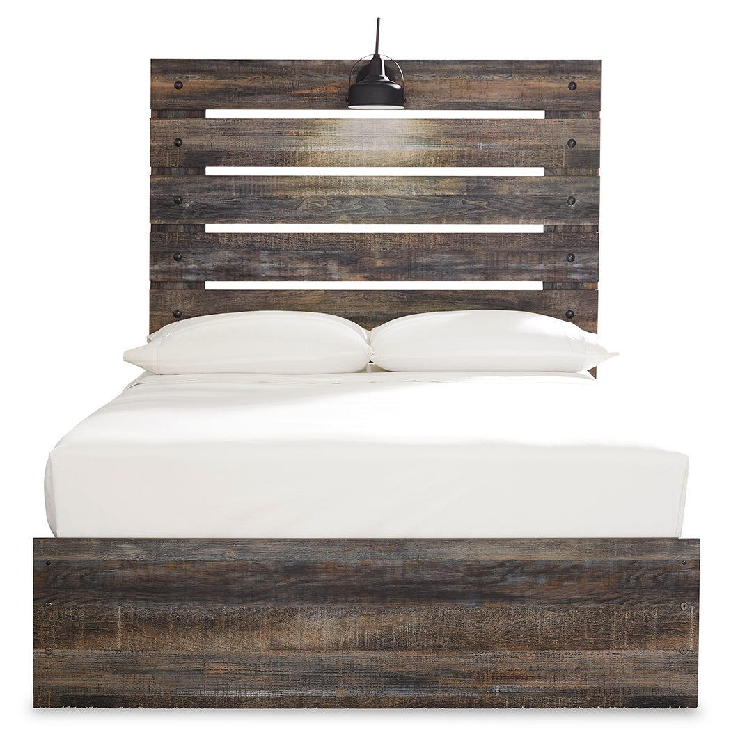 Furniture City Laplace - Ashley Furniture - Drystan Bedroom - Full Panel Bed with 4 Storage Drawers / Multi - B211B12