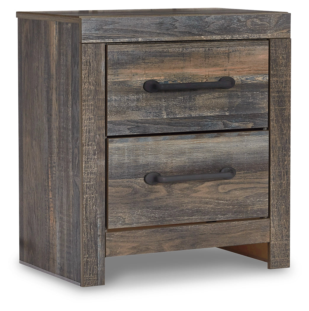 Furniture City Laplace - Ashley Furniture - Drystan Bedroom - Two Drawer Night Stand / Multi - B211-92