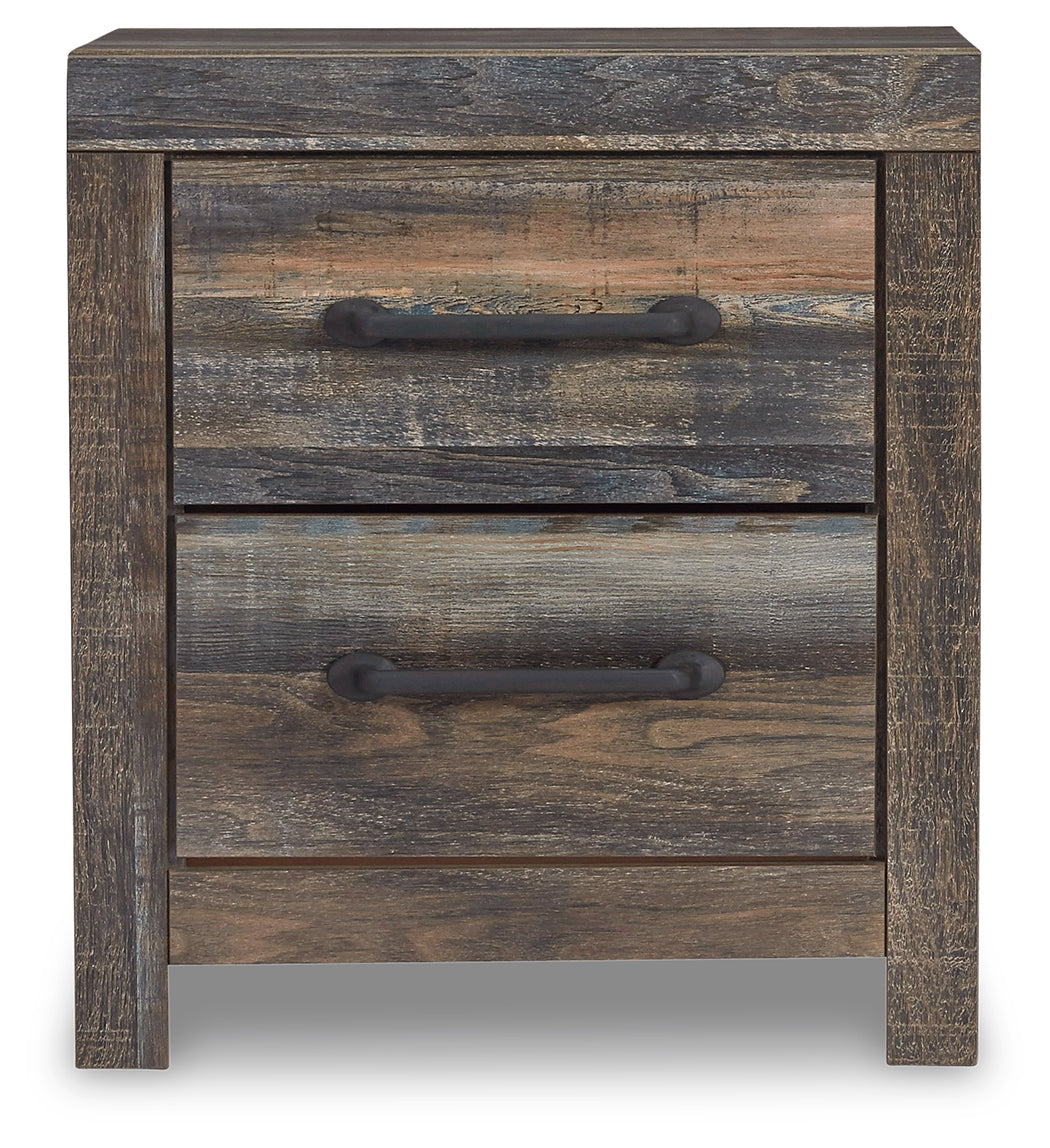 Furniture City Laplace - Ashley Furniture - Drystan Bedroom - Two Drawer Night Stand / Multi - B211-92