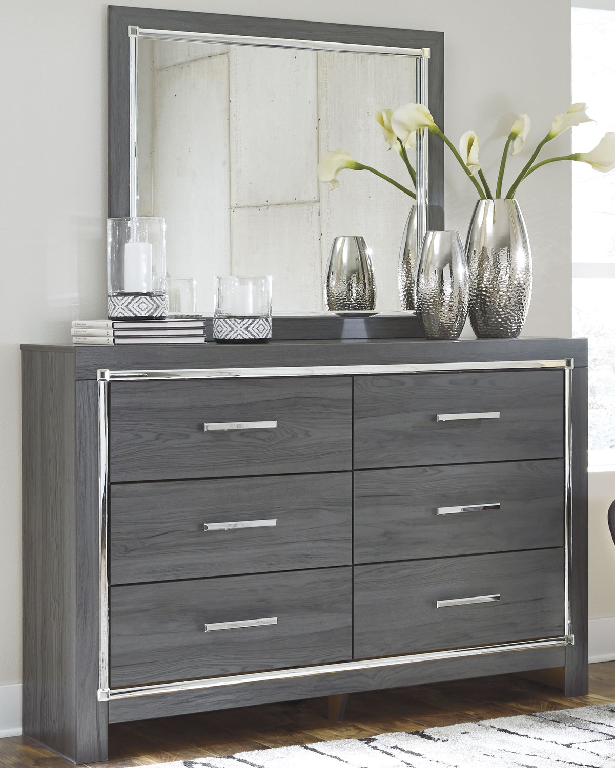 Furniture City Laplace - Ashley Furniture - Lodanna Dresser and Mirror - Dresser and Mirror - B214B1