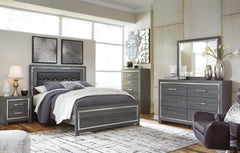 Furniture City Laplace - Ashley Furniture - Lodanna Queen Upholstered Panel Bed, Dresser, Mirror and 2 Nightstands - Queen Upholstered Panel Bed, Dresser, Mirror and 2 Nightstands - B214B36