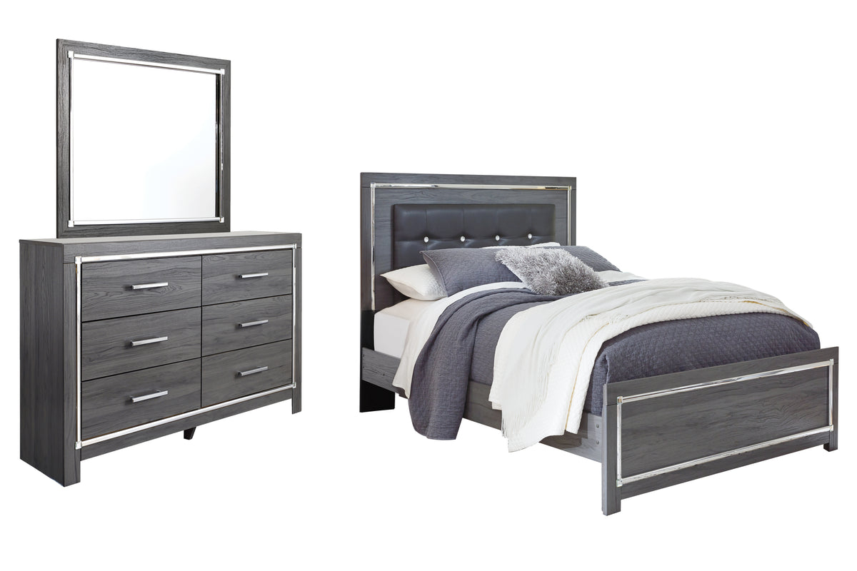 Furniture City Laplace - Ashley Furniture - Lodanna Queen Panel Bed, Dresser and Mirror - Queen Panel Bed, Dresser and Mirror - B214B28