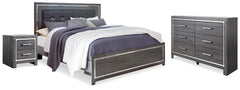 Furniture City Laplace - Ashley Furniture - Lodanna King Upholstered Panel Bed, Dresser and Nightstand - King Upholstered Panel Bed, Dresser and Nightstand - B214B27