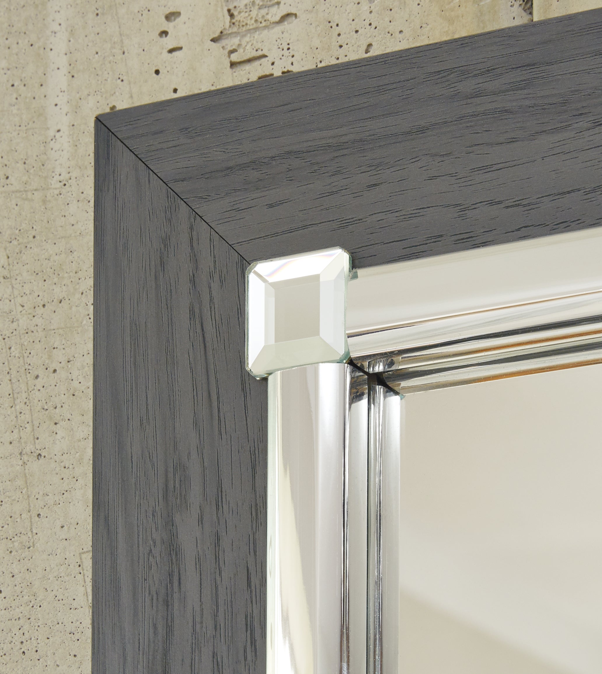 Furniture City Laplace - Ashley Furniture - Lodanna Bedroom - Dresser and Mirror / Gray - B214B1