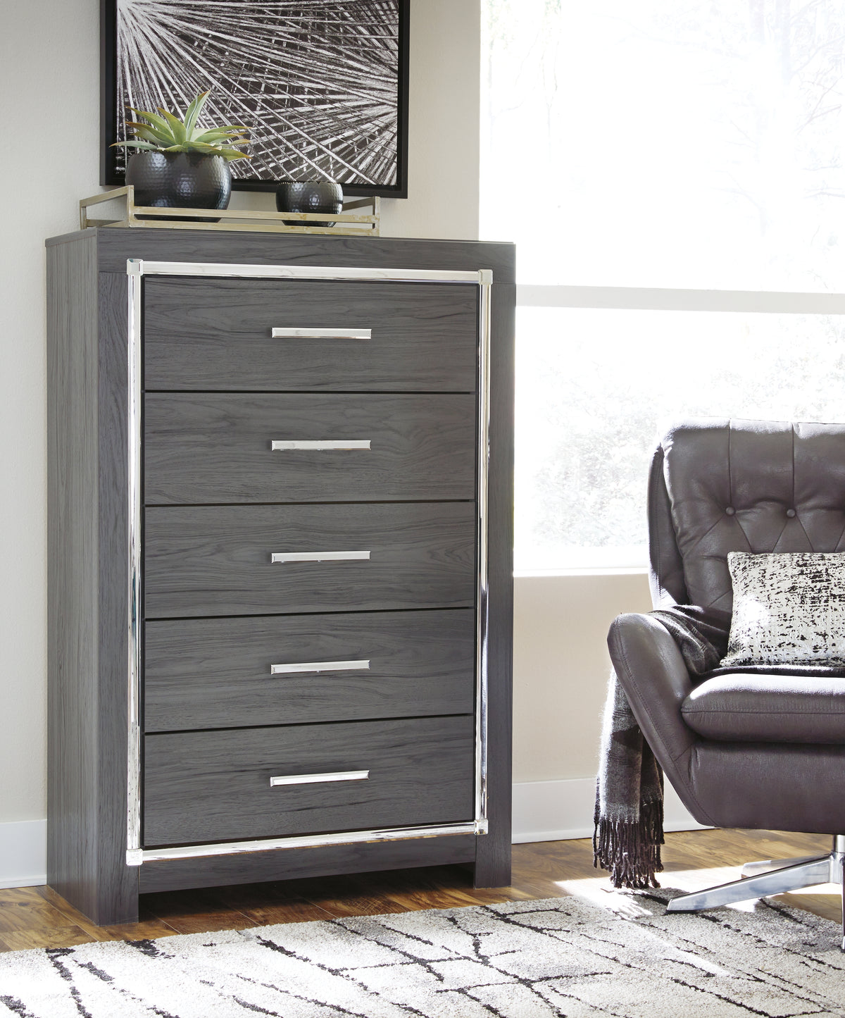 Furniture City Laplace - Ashley Furniture - Lodanna Bedroom - Queen Panel Bed / Gray - B214B14