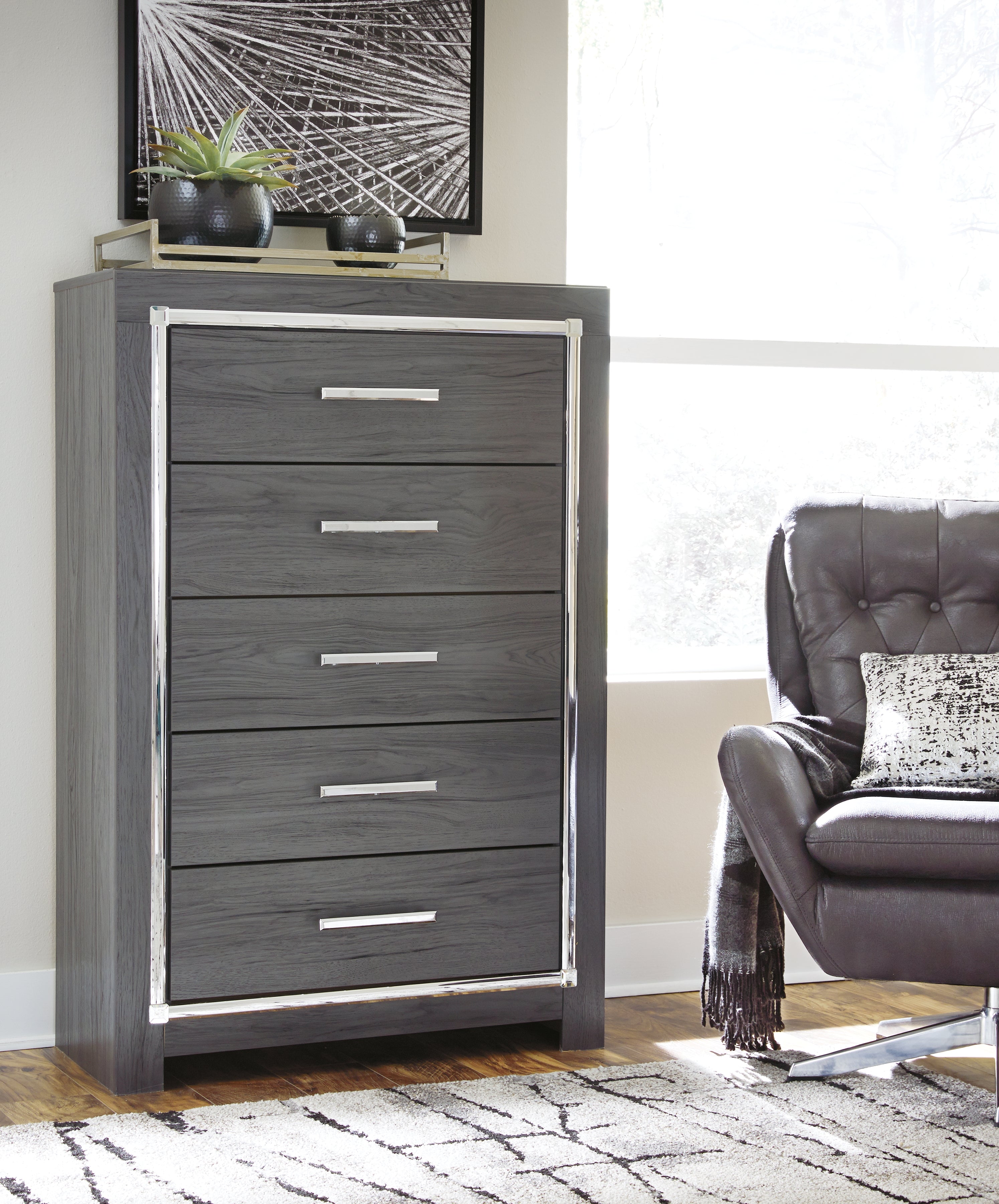 Furniture City Laplace - Ashley Furniture - Lodanna Bedroom - Queen Panel Bed / Gray - B214B14