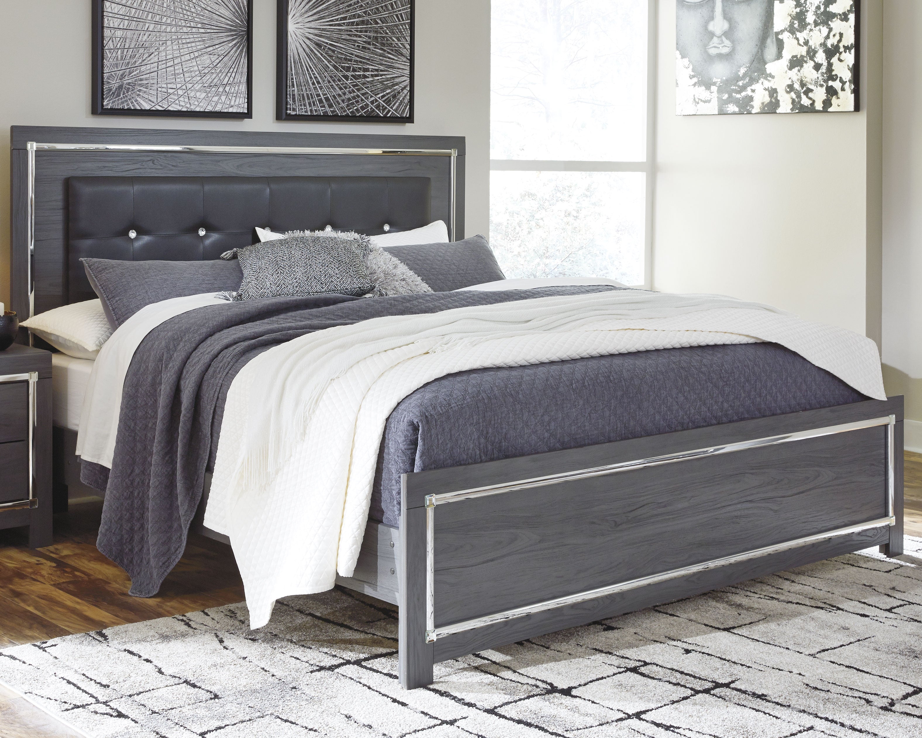 Furniture City Laplace - Ashley Furniture - Lodanna King Panel Bed - King Panel Bed - B214B10