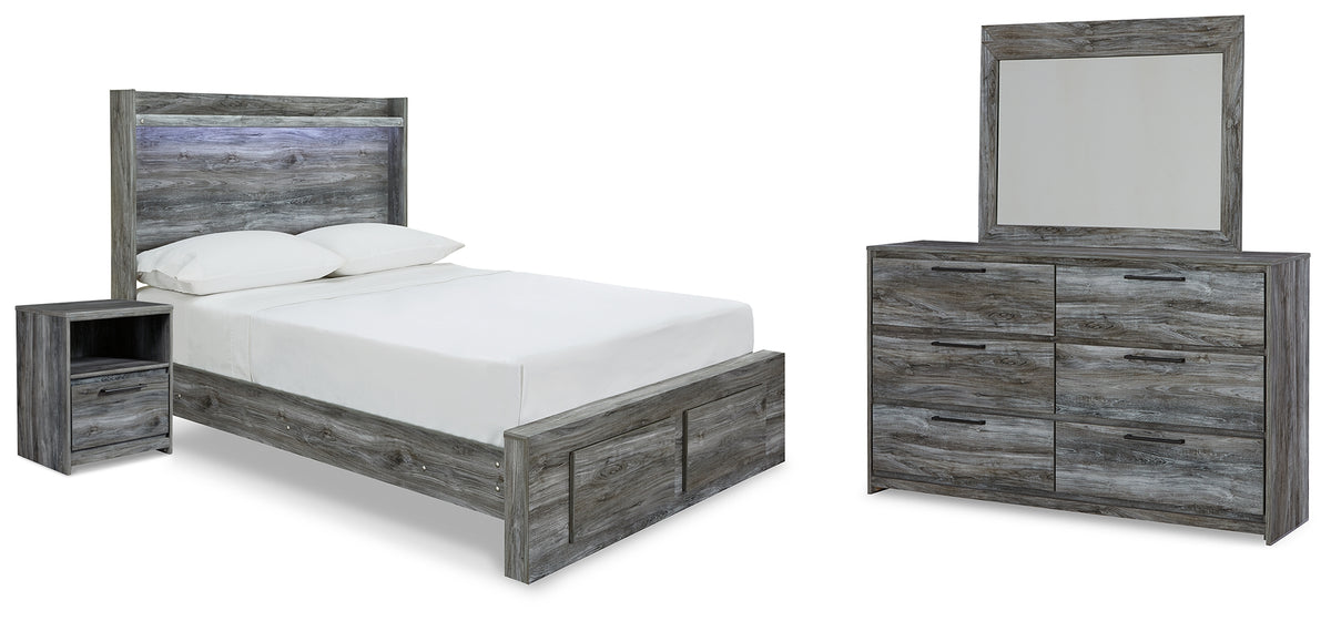 Furniture City Laplace - Ashley Furniture - Baystorm Full Storage Bed, Dresser, Mirror and Nightstand - Full Storage Bed, Dresser, Mirror and Nightstand - B221B90