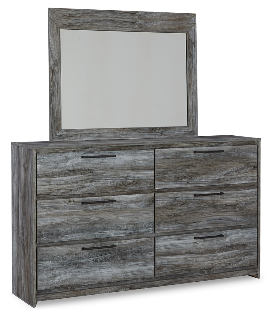 Furniture City Laplace - Ashley Furniture - Baystorm Bedroom - Dresser and Mirror / Gray - B221B30