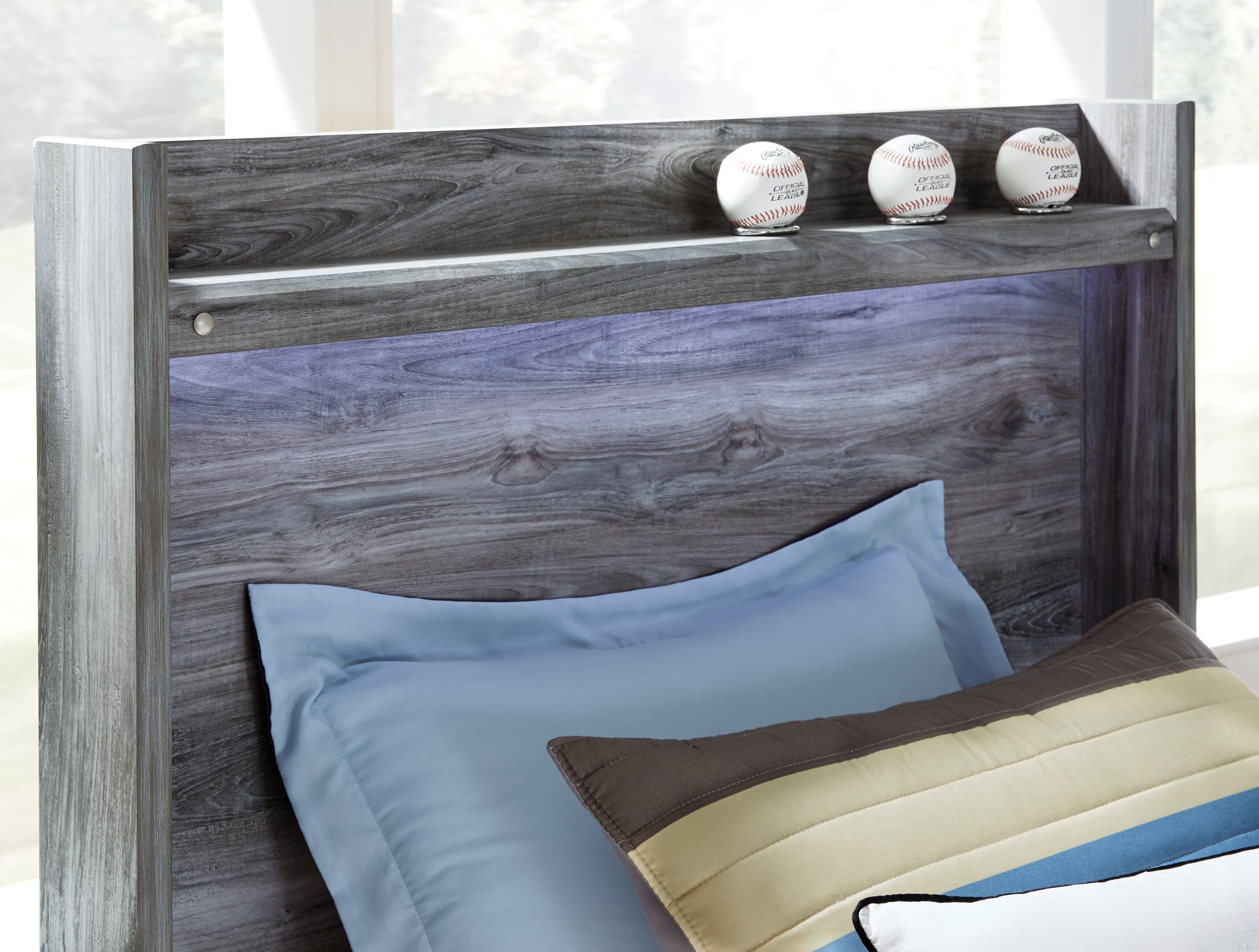 Furniture City Laplace - Ashley Furniture - Baystorm Bedroom - Full Panel Bed / Gray - B221B21