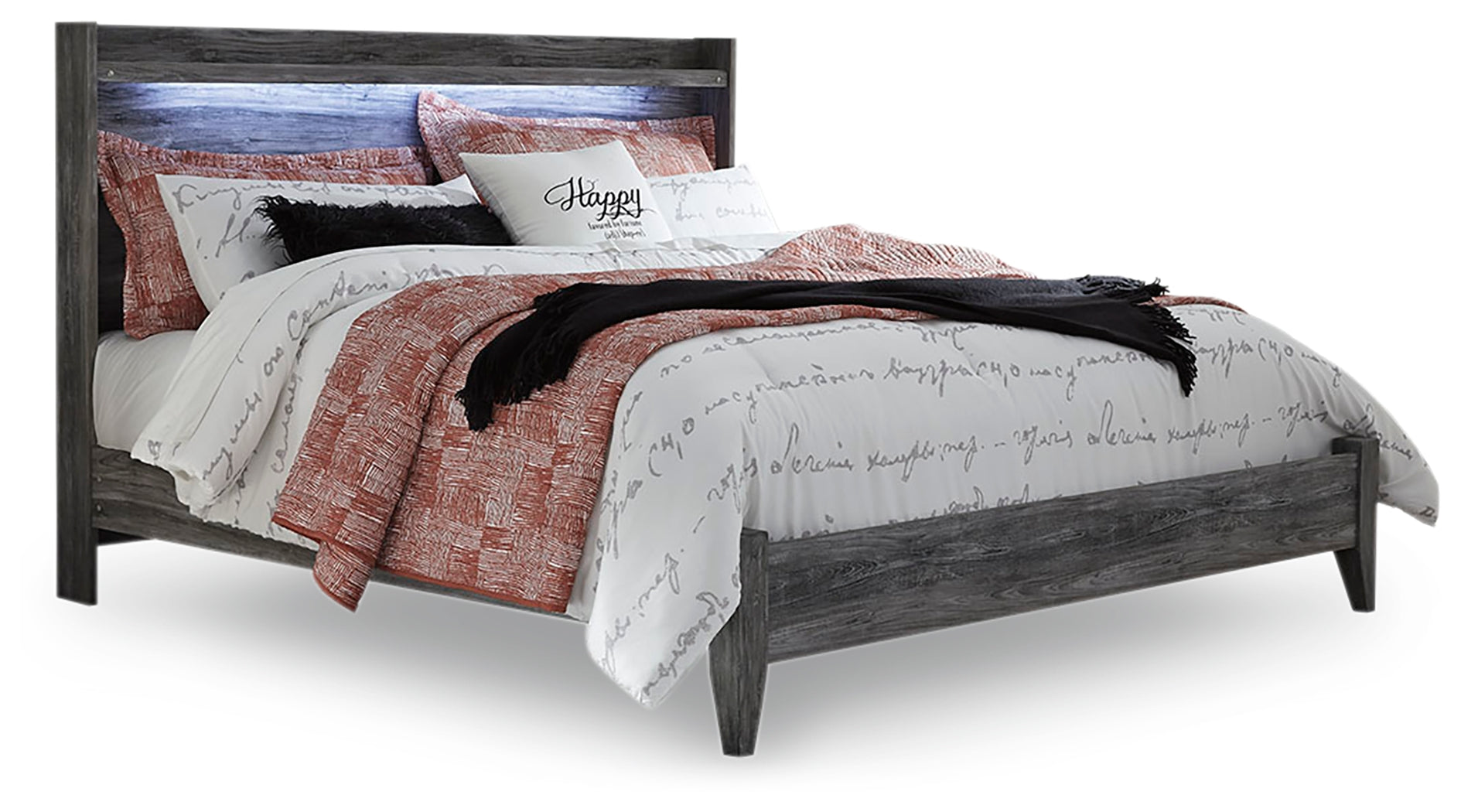 Furniture City Laplace - Ashley Furniture - Baystorm Bedroom - King Panel Bed / Gray - B221B11