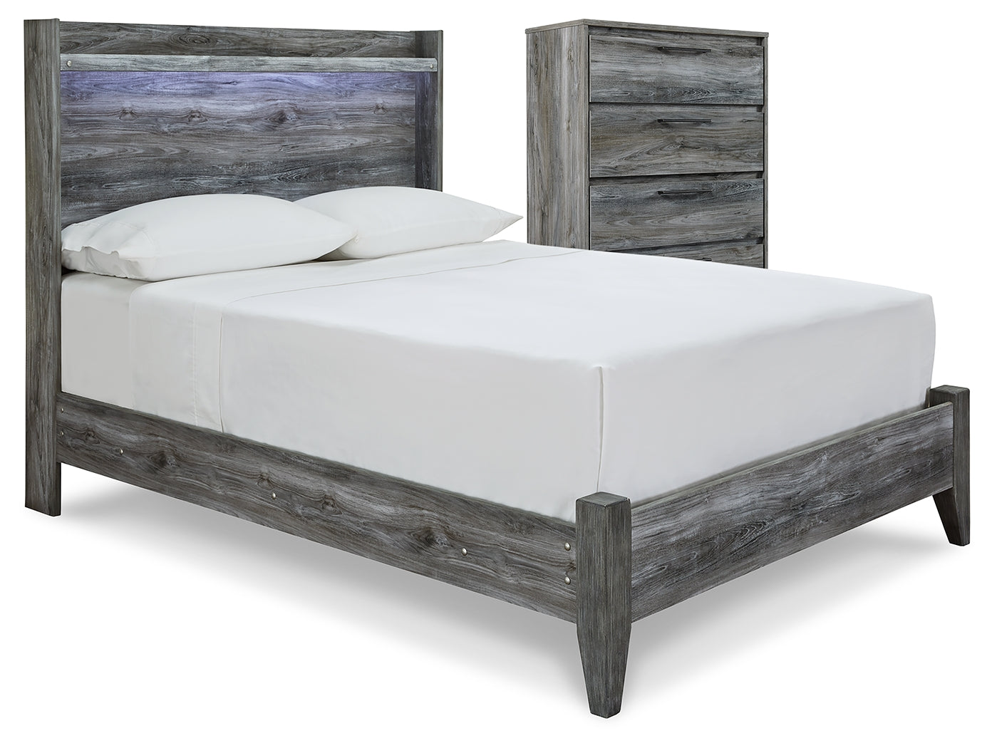 Furniture City Laplace - Ashley Furniture - Baystorm Full Panel Bed and Chest - Full Panel Bed and Chest - B221B50