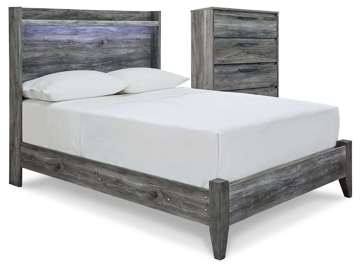 Furniture City Laplace - Ashley Furniture - Baystorm Full Panel Bed and Chest - Full Panel Bed and Chest - B221B50