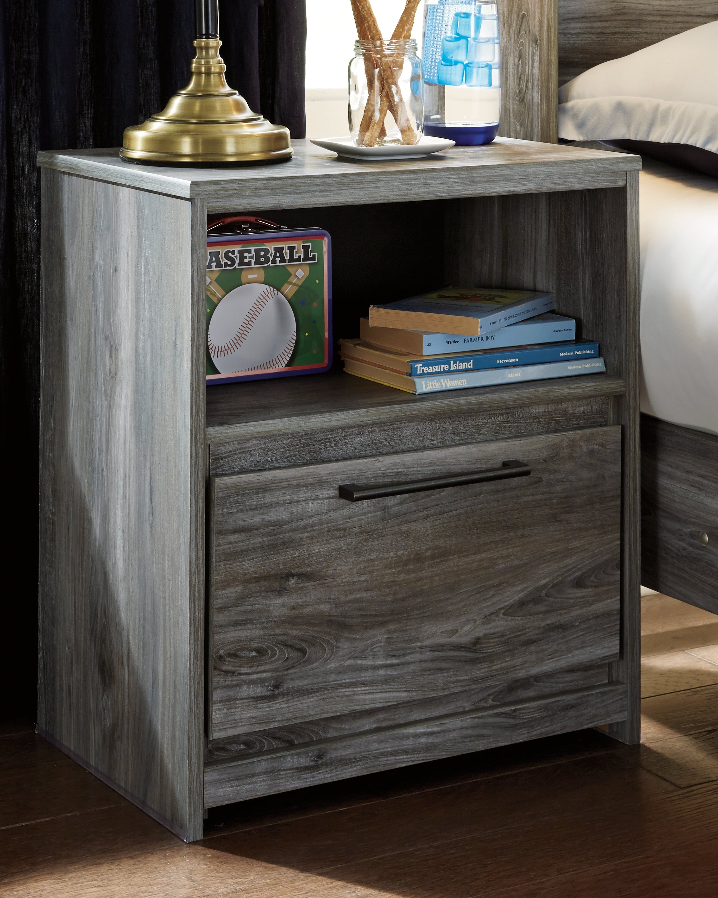 Furniture City Laplace - Ashley Furniture - Baystorm Bedroom - One Drawer Night Stand - B221-91
