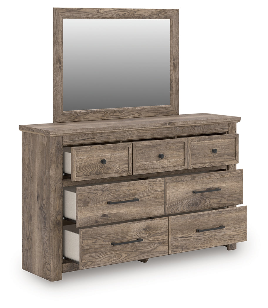 Furniture City Laplace - Ashley Furniture - Rusticott Dresser and Mirror - Dresser and Mirror - PCB2260B1
