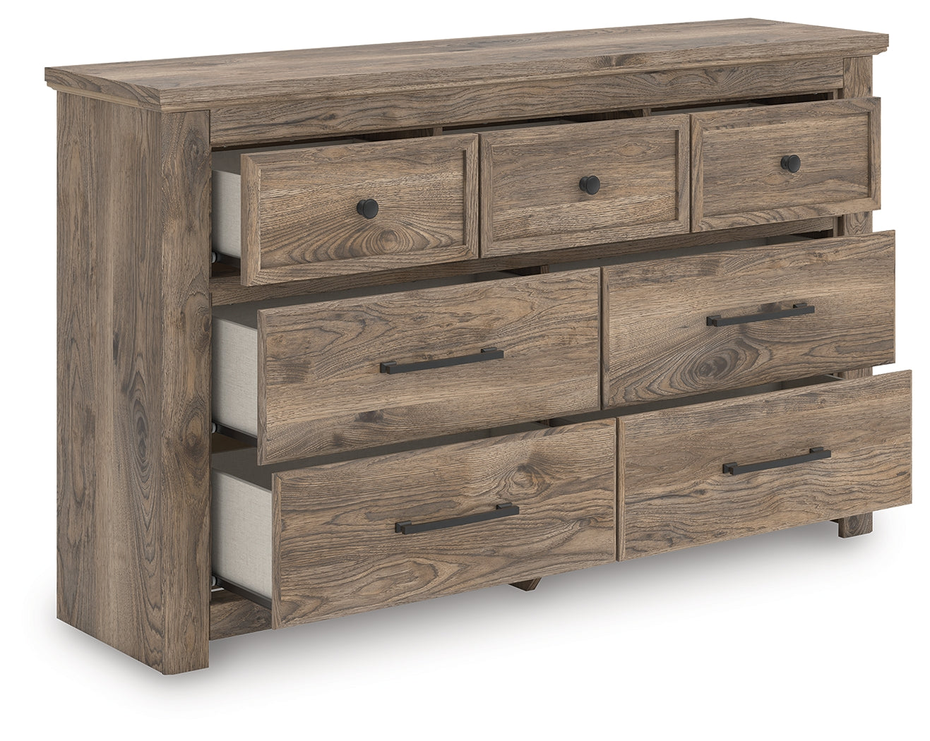 Furniture City Laplace - Ashley Furniture - Rusticott Bedroom - Seven Drawer Dresser - PCB2260-31