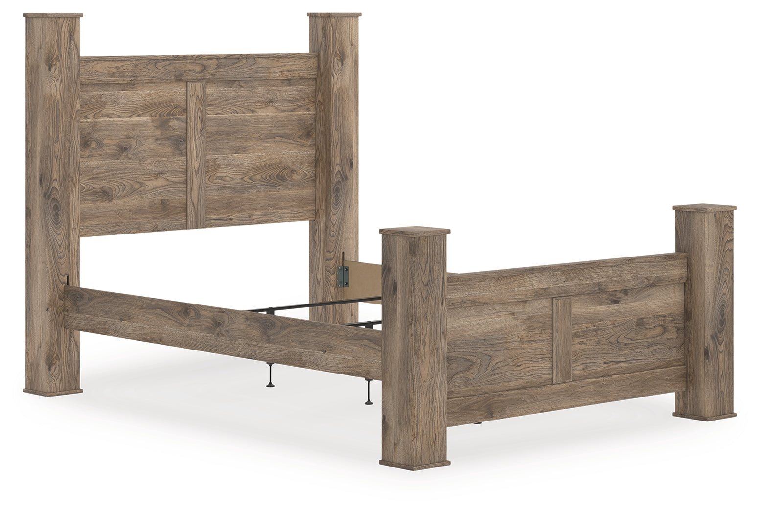 Furniture City Laplace - Ashley Furniture - Rusticott Bedroom - Queen Poster Bed - PCB2260B4