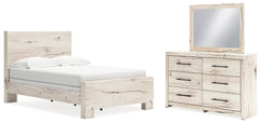Furniture City Laplace - Ashley Furniture - Lawroy Full Panel Bed, Dresser and Mirror - Full Panel Bed, Dresser and Mirror - B2310B18
