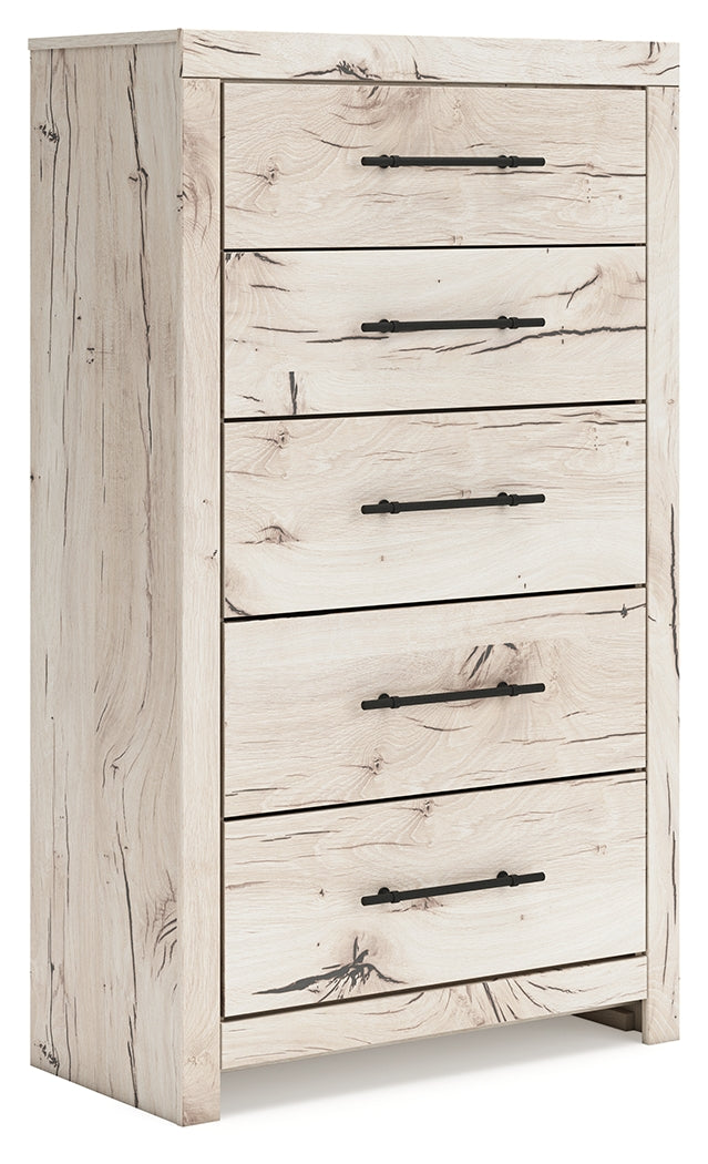 Furniture City Laplace - Ashley Furniture - Lawroy Bedroom - Five Drawer Chest - B2310-46