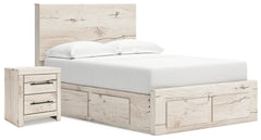 Furniture City Laplace - Ashley Furniture - Lawroy Full Storage Bed and Nightstand - Full Storage Bed and Nightstand - B2310B51