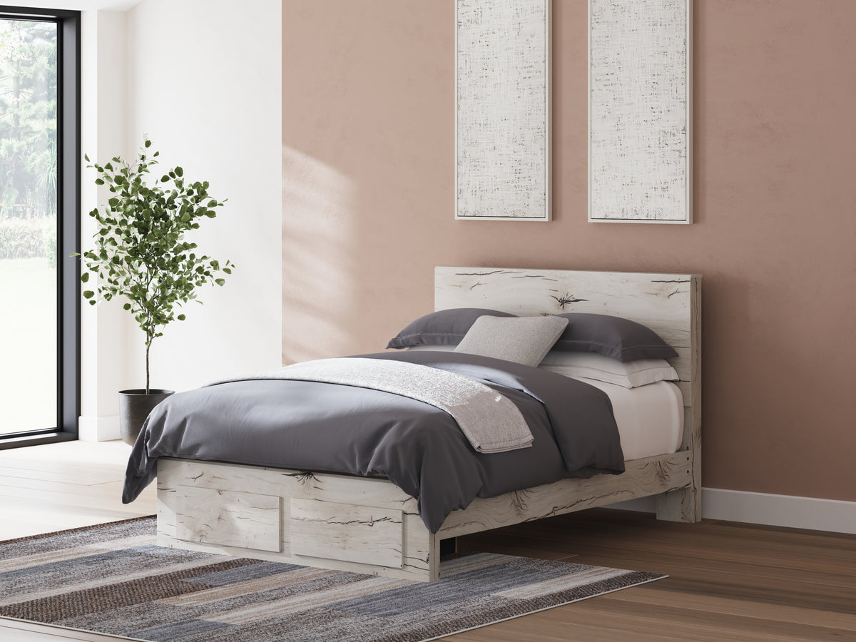 Furniture City Laplace - Ashley Furniture - Lawroy Queen Panel Storage Bed - Queen Panel Storage Bed - B2310B4