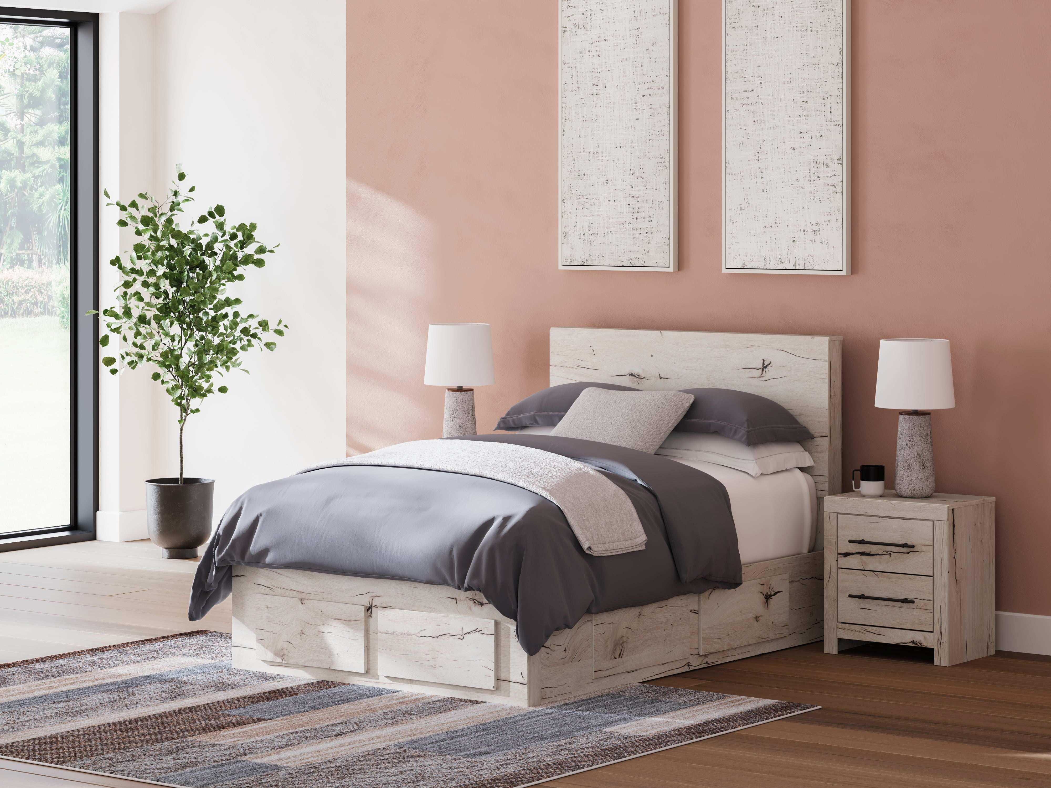 Furniture City Laplace - Ashley Furniture - Lawroy Bedroom - Full Panel Storage Bed - B2310B24