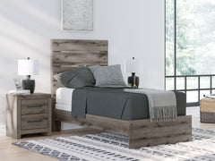 Furniture City Laplace - Ashley Furniture - Graystorm Twin Panel Bed - Twin Panel Bed - PCB2405B12
