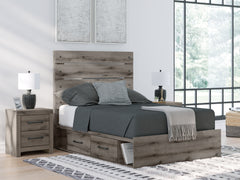Furniture City Laplace - Ashley Furniture - Graystorm Bedroom - Full Panel Bed with Storage - PCB2405B17