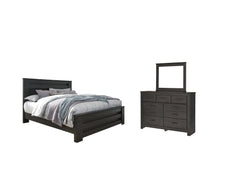 Furniture City Laplace - Ashley Furniture - Brinxton King Panel Bed, Dresser and Mirror - King Panel Bed, Dresser and Mirror - B249B20