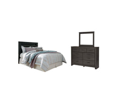 Furniture City Laplace - Ashley Furniture - Brinxton King/California King Panel Headboard, Dresser and Mirror - King/California King Panel Headboard, Dresser and Mirror - B249B17