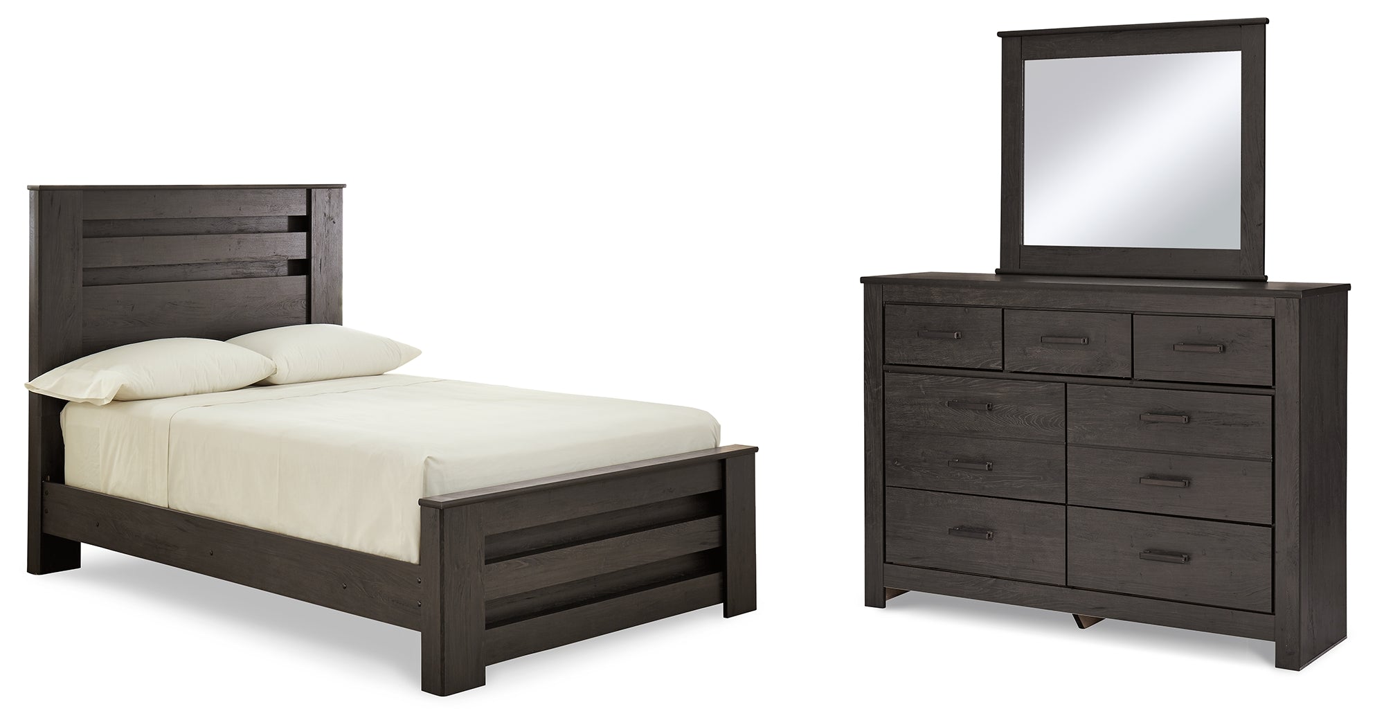 Furniture City Laplace - Ashley Furniture - Brinxton Full Panel Bed, Dresser and Mirror - Full Panel Bed, Dresser and Mirror - B249B6