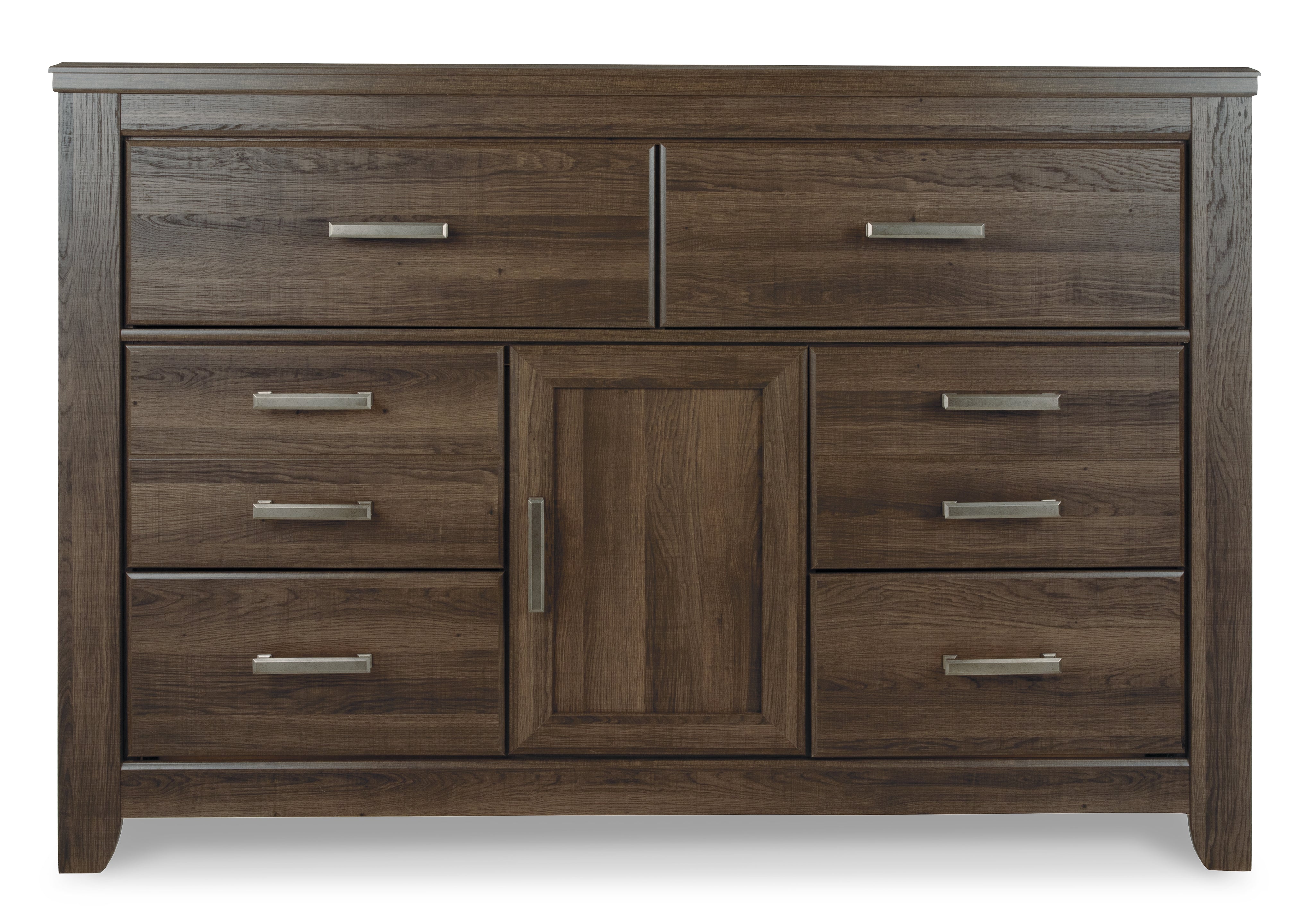 Furniture City Laplace - Ashley Furniture - Juararo Bedroom - Six Drawer Dresser / Dark Brown - B251-31
