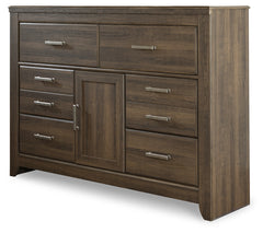 Juararo King Poster Bed, Dresser, Mirror and 2 Nightstands