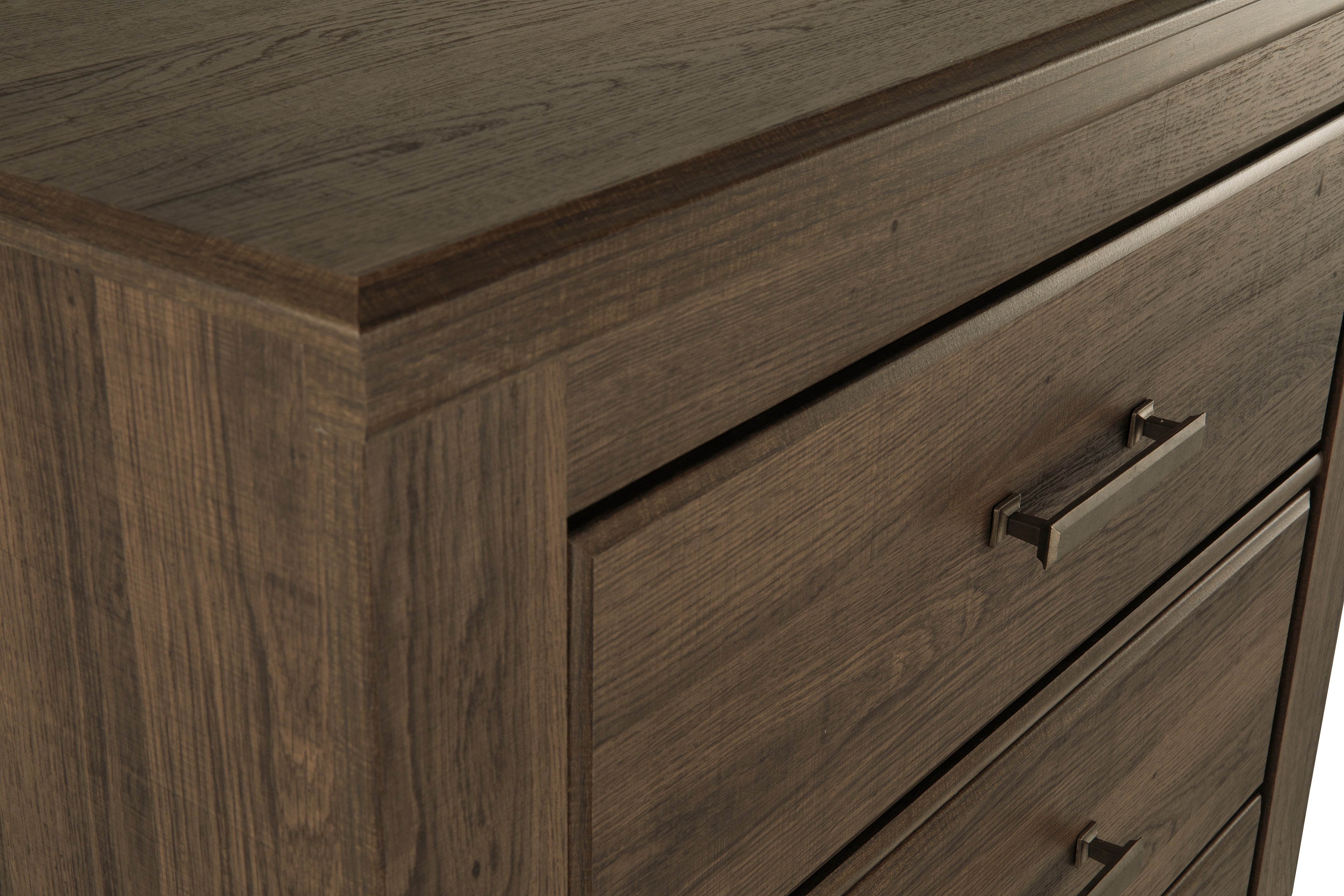 Furniture City Laplace - Ashley Furniture - Juararo Bedroom - Five Drawer Chest / Dark Brown - B251-46