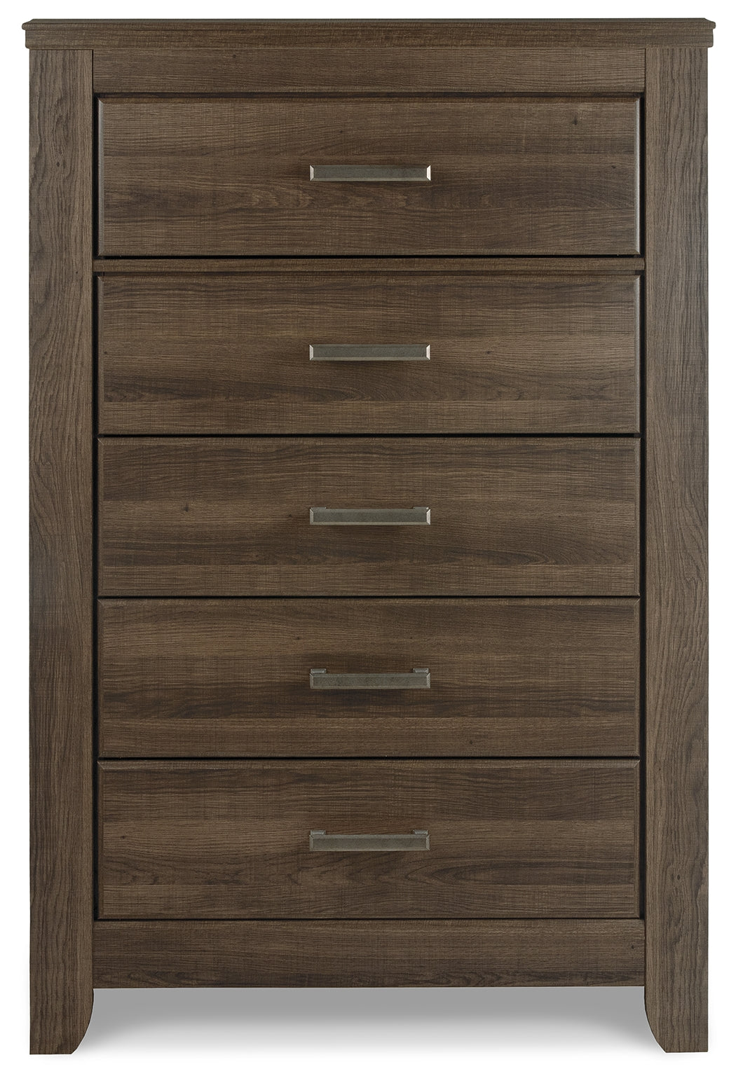 Furniture City Laplace - Ashley Furniture - Juararo Bedroom - Five Drawer Chest / Dark Brown - B251-46