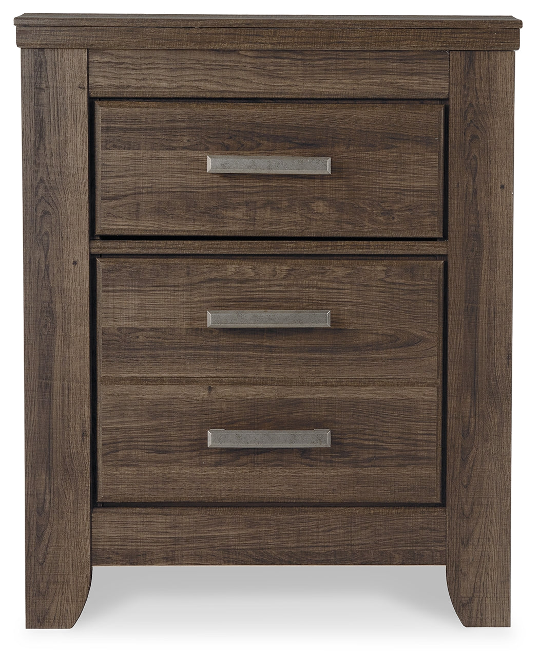 Furniture City Laplace - Ashley Furniture - Juararo Bedroom - Two Drawer Night Stand / Dark Brown - B251-92