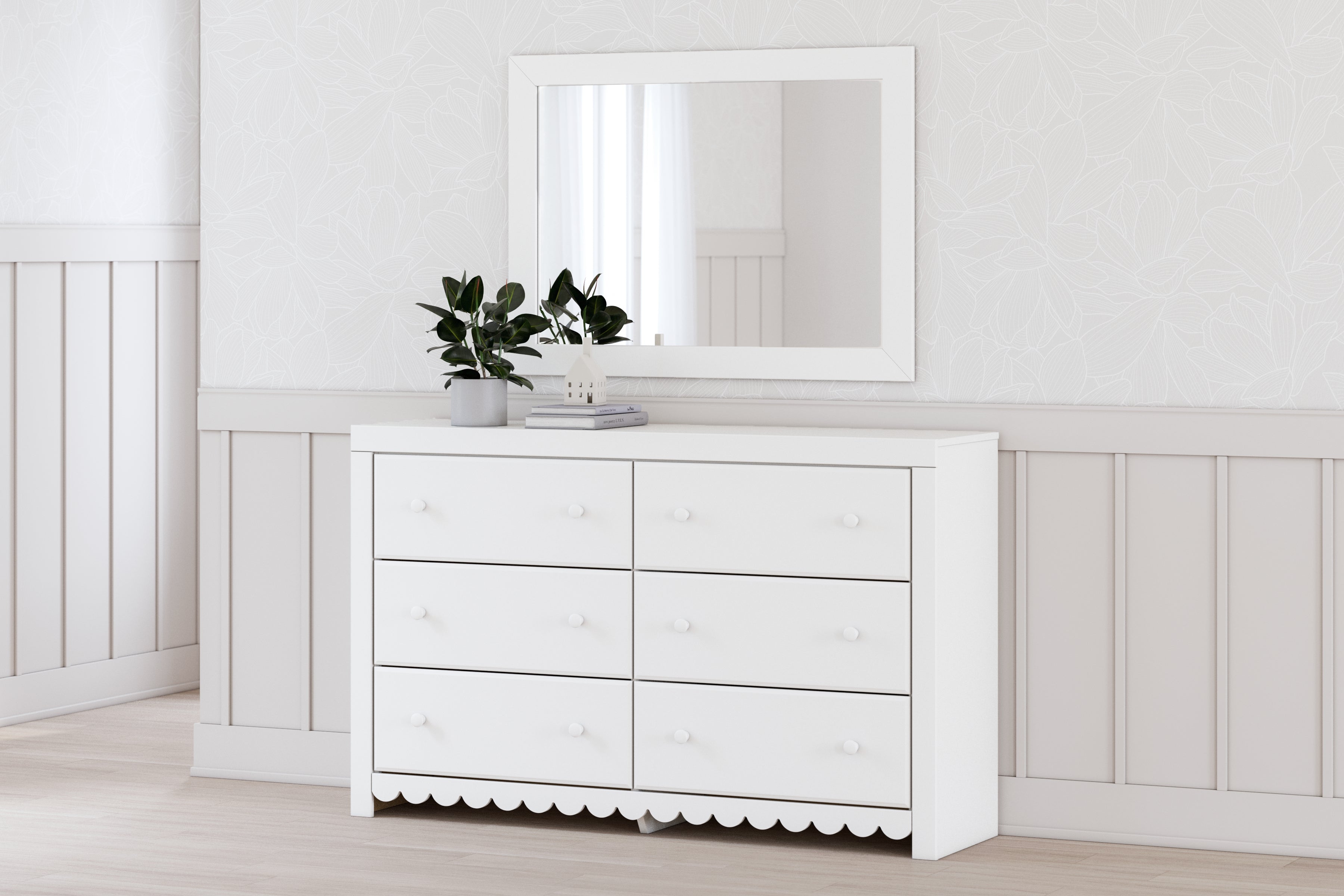 Furniture City Laplace - Ashley Furniture - Mollviney Bedroom - Dresser and Mirror - B2540B1
