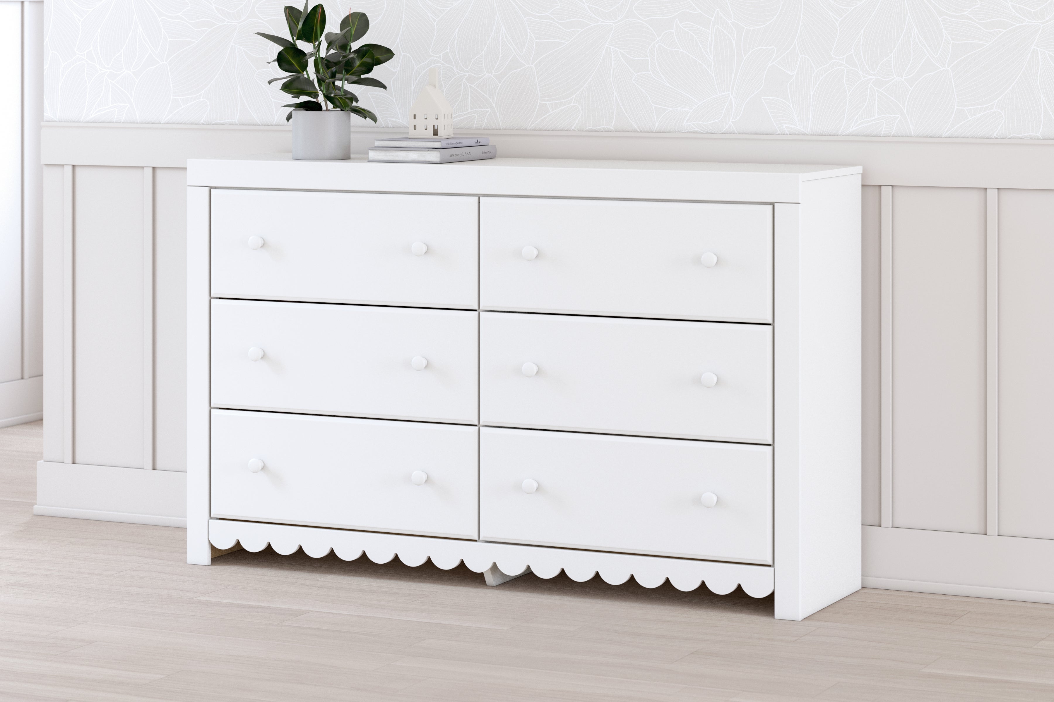 Furniture City Laplace - Ashley Furniture - Mollviney Bedroom - Six Drawer Dresser - B2540-31