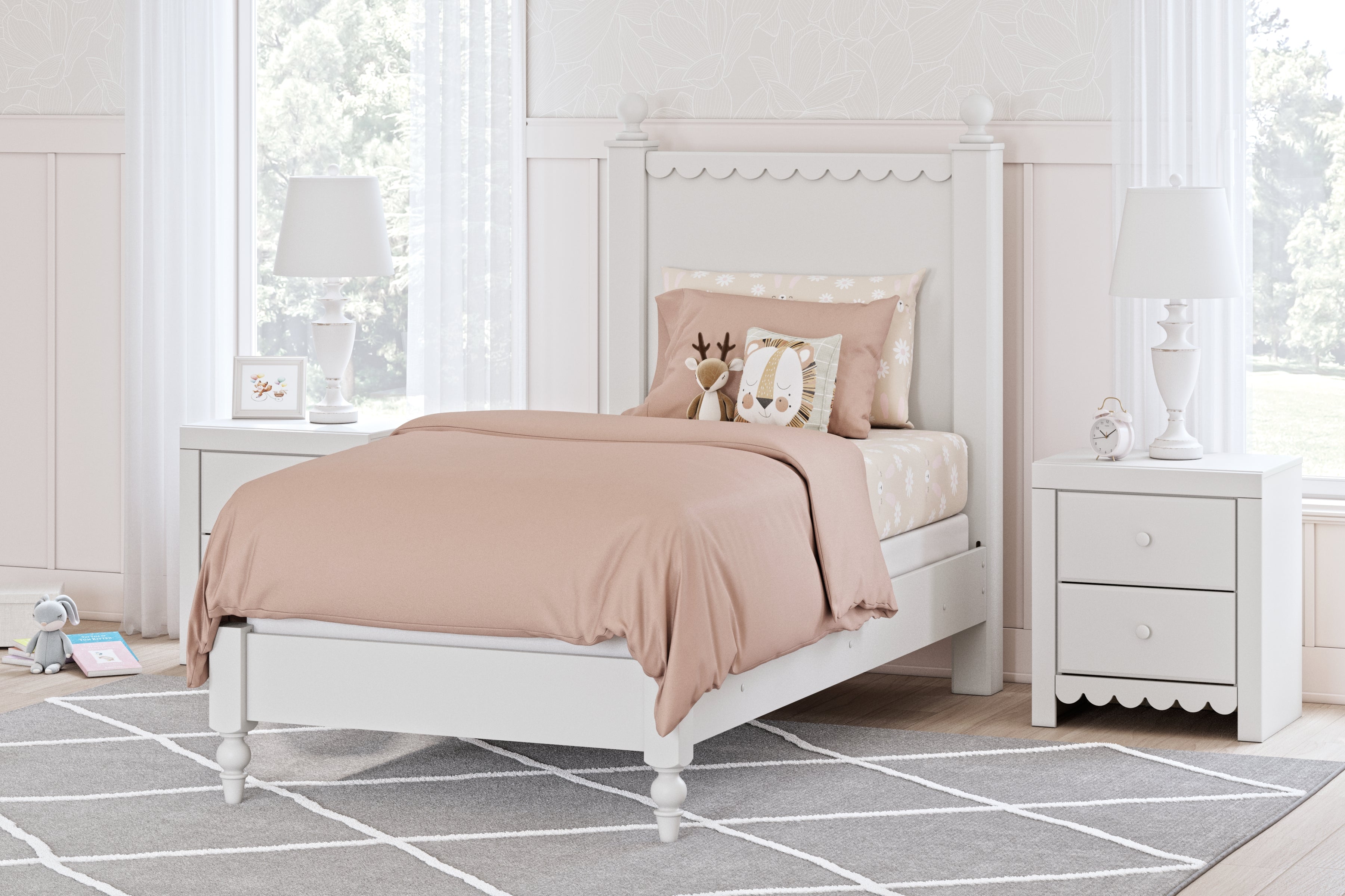 Furniture City Laplace - Ashley Furniture - Mollviney Bedroom - Twin Panel Bed - B2540B2