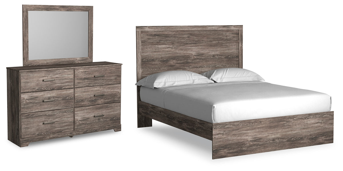 Furniture City Laplace - Ashley Furniture - Ralinksi Queen Panel Bed, Dresser and Mirror - Queen Panel Bed, Dresser and Mirror - B2587B6