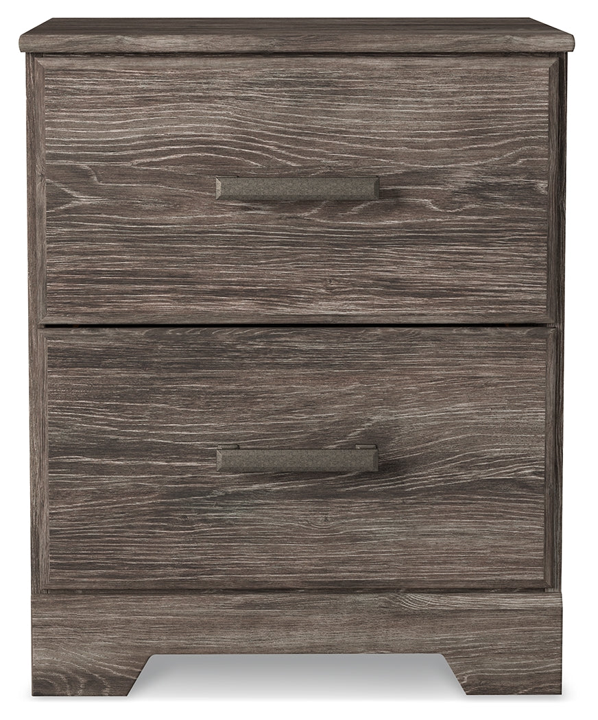 Furniture City Laplace - Ashley Furniture - Ralinksi Bedroom - Two Drawer Night Stand / Gray - B2587-92