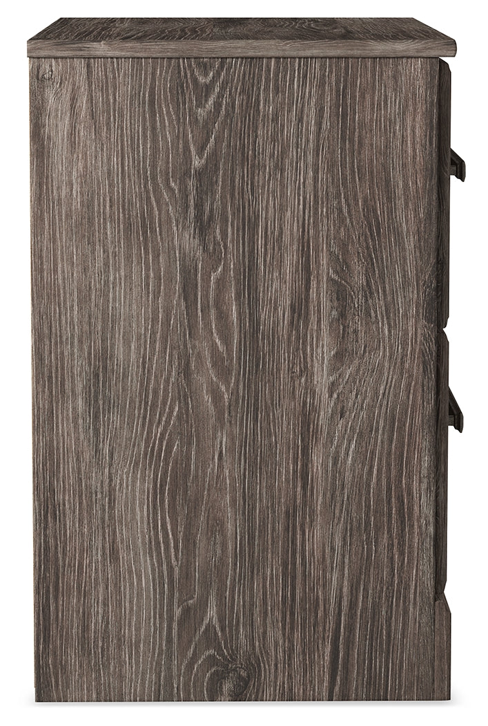 Furniture City Laplace - Ashley Furniture - Ralinksi Bedroom - Two Drawer Night Stand / Gray - B2587-92