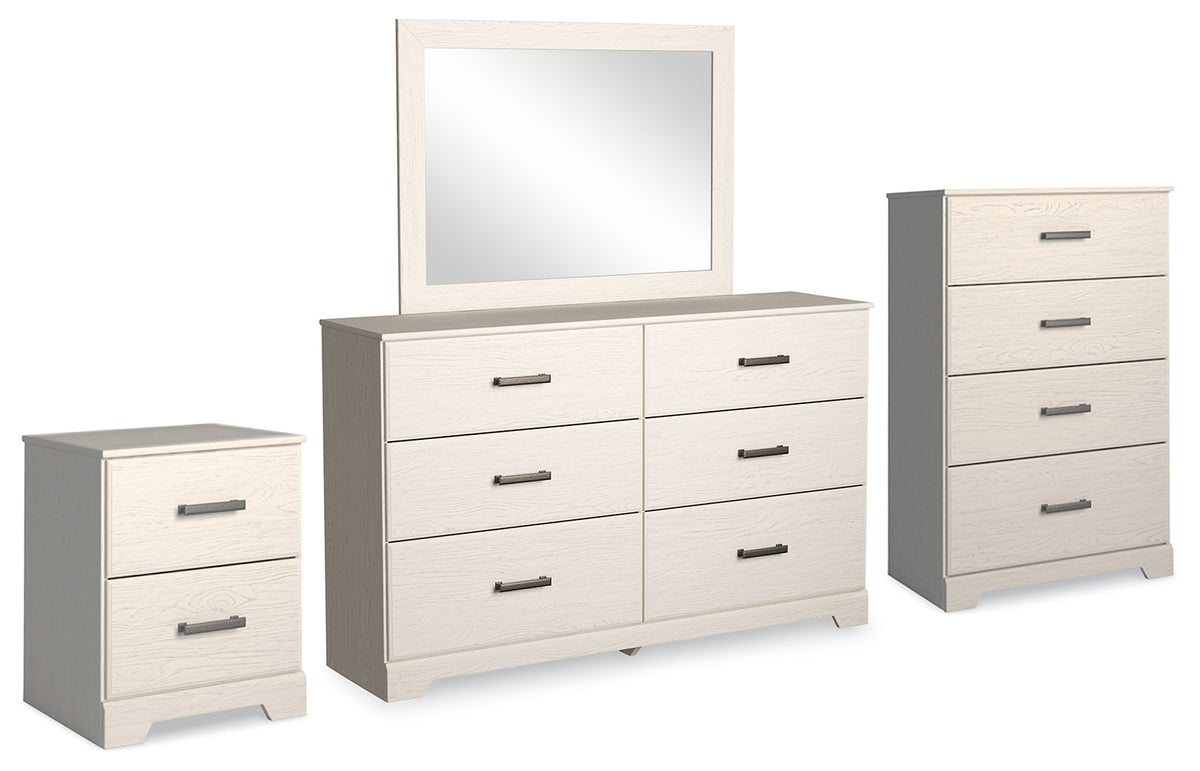 Furniture City Laplace - Ashley Furniture - Stelsie Dresser, Mirror, Chest and Nightstand - Dresser, Mirror, Chest and Nightstand - B2588B15