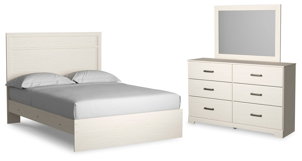 Furniture City Laplace - Ashley Furniture - Stelsie Queen Panel Bed, Dresser and Mirror - Queen Panel Bed, Dresser and Mirror - B2588B6
